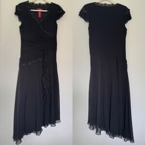 Vintage 90s Whimsigoth Asymmetric Dress